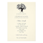 Bar Mitzvah Invitation Tree of Life Hebrew Wedding