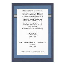 Bar Mitzvah Invitations