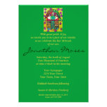 Bar Mitzvah Invite - Garden Oasis Hamsa invitations