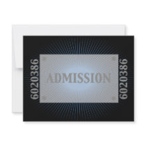 Bar Mitzvah Movie Star Reply Card in Blue, Black Invites