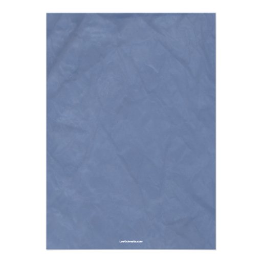 Bar Mitzvah Photo Invitation in Blue Crinkled