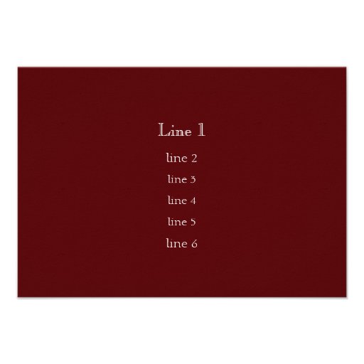 Bar Mitzvah Red and Silver Stripe with Star Personalized Announcement