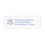 Bar Mitzvah Return Address Label
