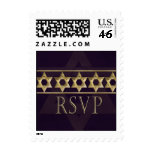 Bar Mitzvah RSVP postal stamps