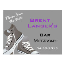 Bar Mitzvah Shoes Postcard