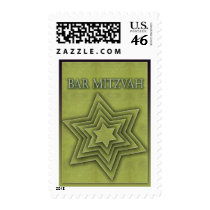 Bar Mitzvah Star of David postage
