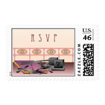 Bar Mitzvah Tefillin RSVP Postage Stamp