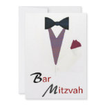 Bar Mitzvah Tux Invitation