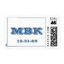Bar Mitzvah Varsity Letter Stamps