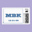 Bar Mitzvah Varsity Letter Stamps