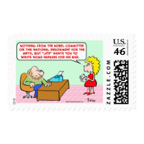 bar napkins writer nobel stamps