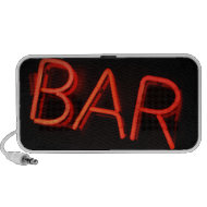 Bar Neon Sign Doodle Speaker doodle