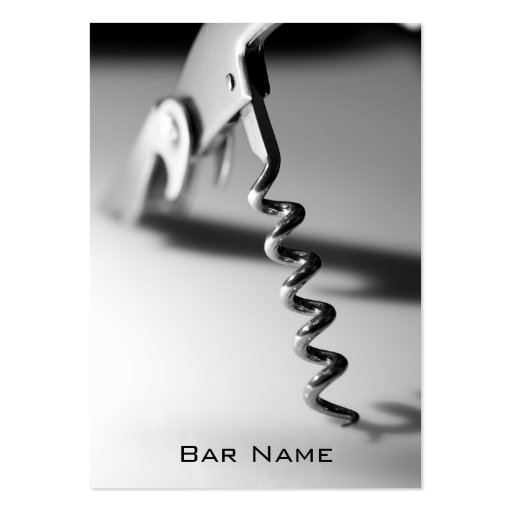 Bar/ Restaurant Business Card (front side)