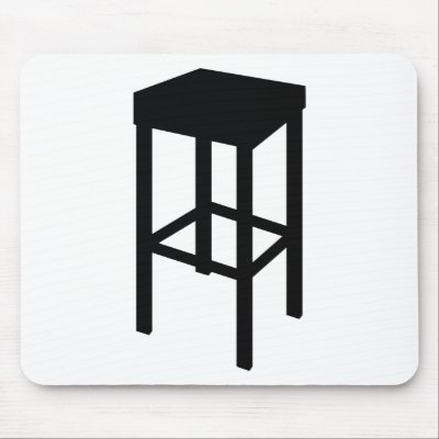 bar stool mouse pad by Tomaniac