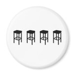 bar stools fridge magnets