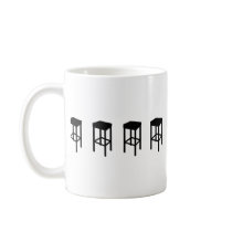 bar stools mugs