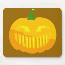 Bar Teeth Jack-O-'Lantern Mouse Pads