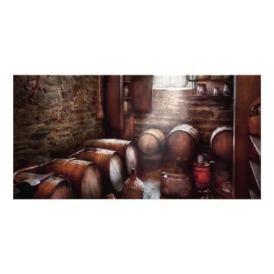 Bar - Wine - The Wine Cellar Photo Card by suburbanscenes