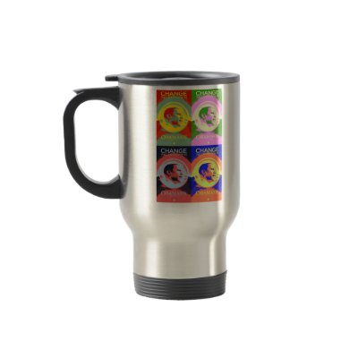 Barack 08 Pop-Art Travel Mug by thefink