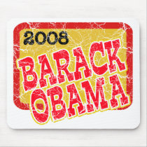 BARACK 2008 CRACKED  Mousepad
