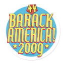 Barack America 2009 Political Super Hero Gear stickers by BarackAmerica Barack America 2009 Political Super Hero Gear stickers