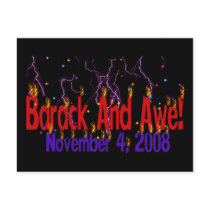 Barack and Awe postcards
