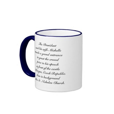 Barack and Michelle in Prague Mugs by obama_inauguration