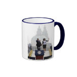 Barack and Michelle in Prague Mugs