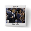 Barack and Michelle Obama Button by JustCounting Barack and Michelle Obama Button