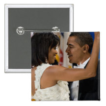 Barack and Michelle Obama Button