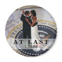 Barack and Michelle Obama Dancing at Inaugural Bal magnets