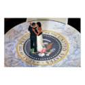 Barack and Michelle Obama dancing Inaugural Ball posters