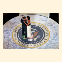 Barack and Michelle Obama dancing Inaugural Ball posters