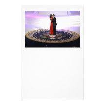 Barack and Michelle Obama Stationery Paper