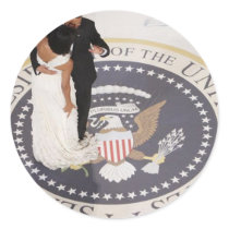 Barack and Michelle Obama stickers by Incatneato Barack and Michelle Obama stickers