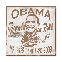 Barack and Roll 2009 Inauguration Magnet by ObamaHomeboy Barack and Roll 2009 Inauguration Magnet