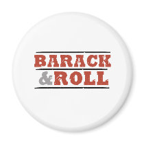 Barack and Roll Fridge Magnet