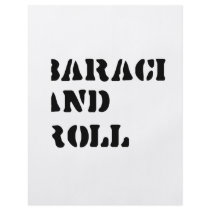 Barack and Roll T-shirt flyers by obamashirts Barack and Roll T-shirt flyers