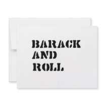 Barack and Roll T-shirt invitations