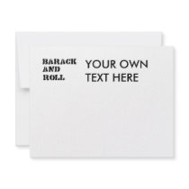Barack and Roll T-shirt invitations