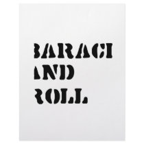 Barack and Roll T-shirt letterhead