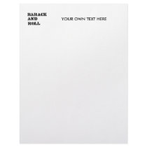 Barack and Roll T-shirt letterhead