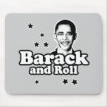 Barack and Roll T-shirt Mouse Mats