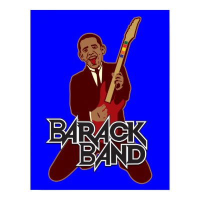 Barack Band Print by jamierushad