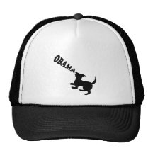 Barack dog mesh hat