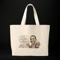 Barack Hamburger Eating  Anti-Obama Gear bags