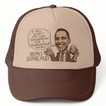 Barack Hamburger Eating  Anti-Obama Gear Hat