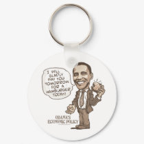 Barack Hamburger Eating Anti-Obama Gear keychains by YesPoliticsSuck Barack Hamburger Eating Anti-Obama Gear keychains