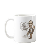 Barack Hamburger Eating Anti-Obama Gear mugs by YesPoliticsSuck Barack Hamburger Eating Anti-Obama Gear mugs