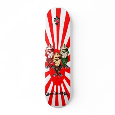 Barack Hussein Obama, Jr deck Skateboard Deck by steponer
